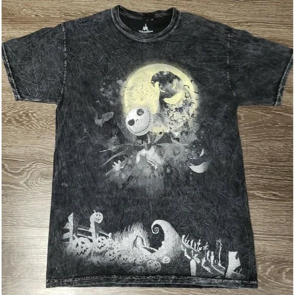 T-shirt Jack Skellington (Nightmare Before Christmas) Taille L Noir - Occasion En Excellent état